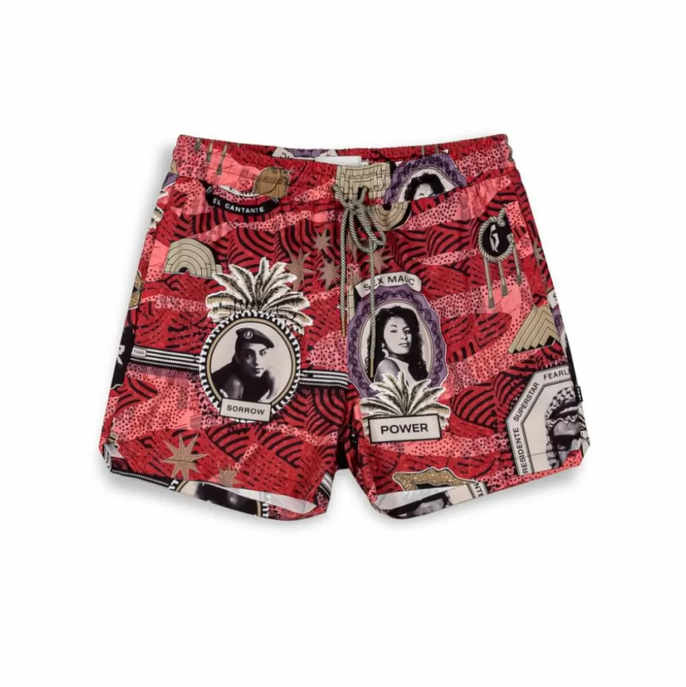 Swimwear*Grimey Banador Supastar - Red - Ss24