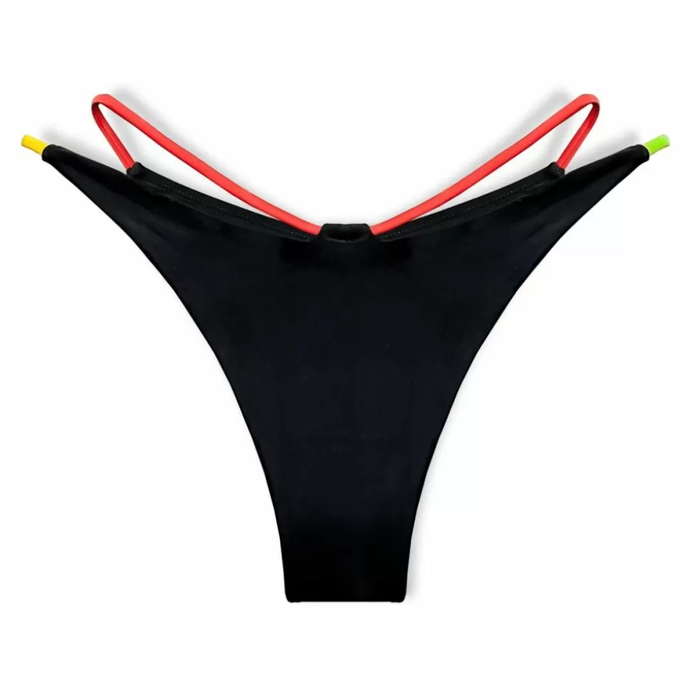 Swimwear*Grimey Bikini The Toughest Girl Bottom - Black - Spring 23