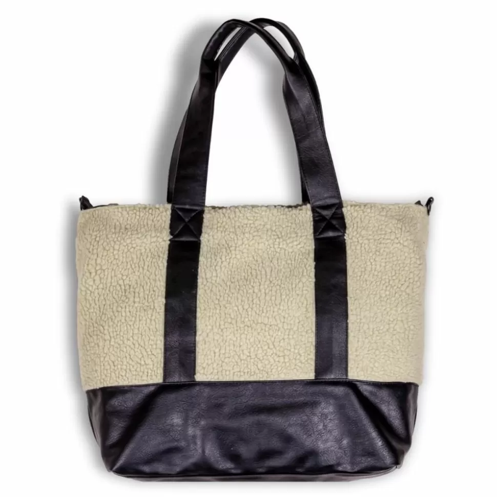 Recycled*Grimey Bolsa "Iam" Sherpa - Fall 22 - Cream