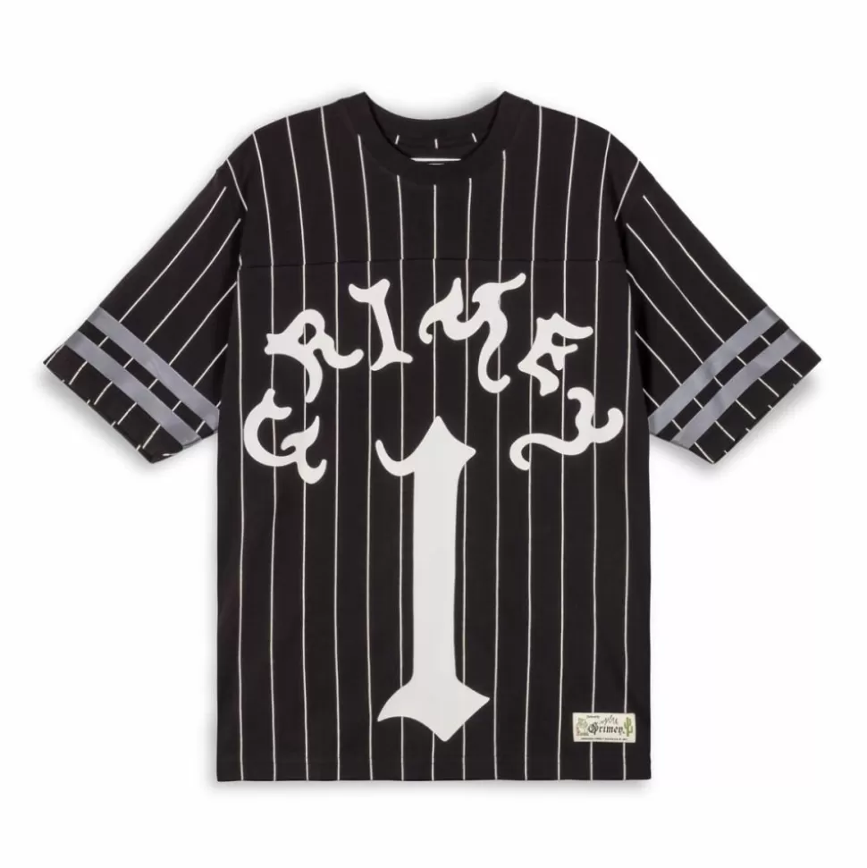 Ss24*Grimey Camiseta De Football Causing Panic Heavyweight - Black - Ss24