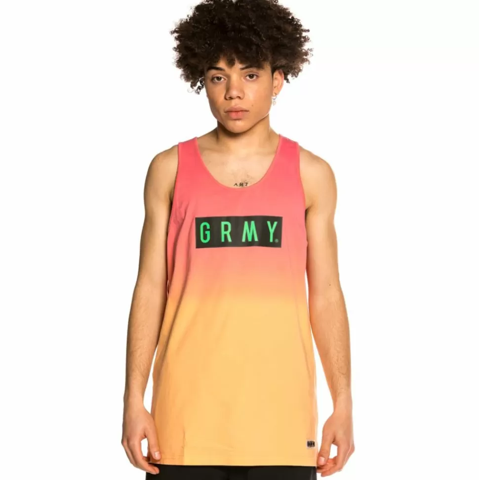 Tees*Grimey Camiseta De Tirantes "Frenzy Gradient" - Pink - Summer 21