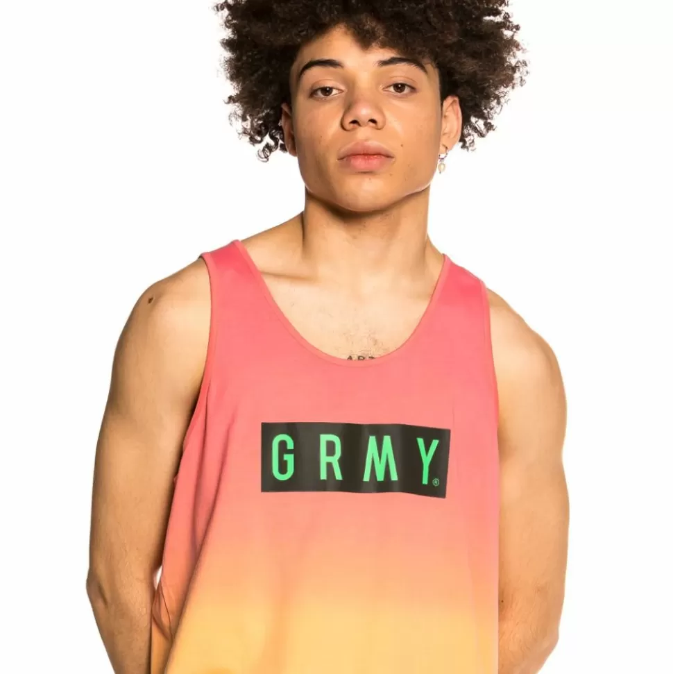 Tees*Grimey Camiseta De Tirantes "Frenzy Gradient" - Pink - Summer 21