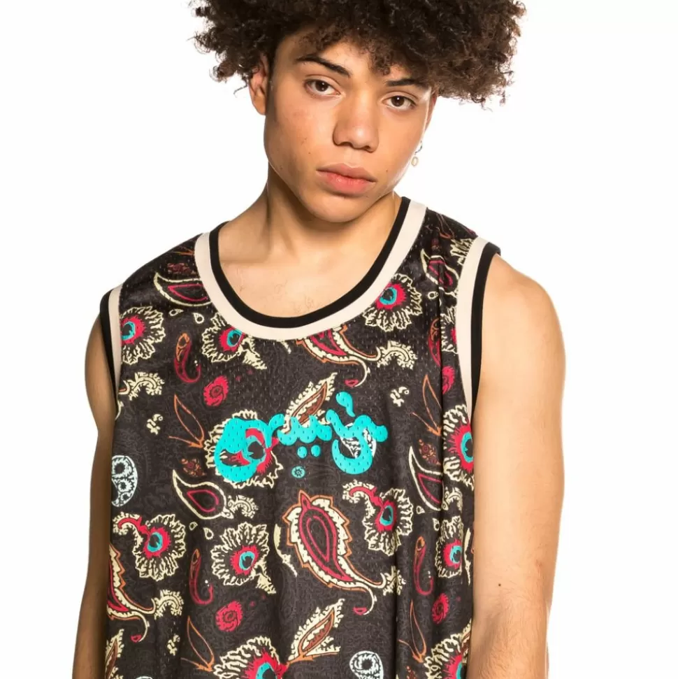 Tees*Grimey Camiseta De Tirantes "Hope Unseen" All Over Print Mesh - Black - Summer 21