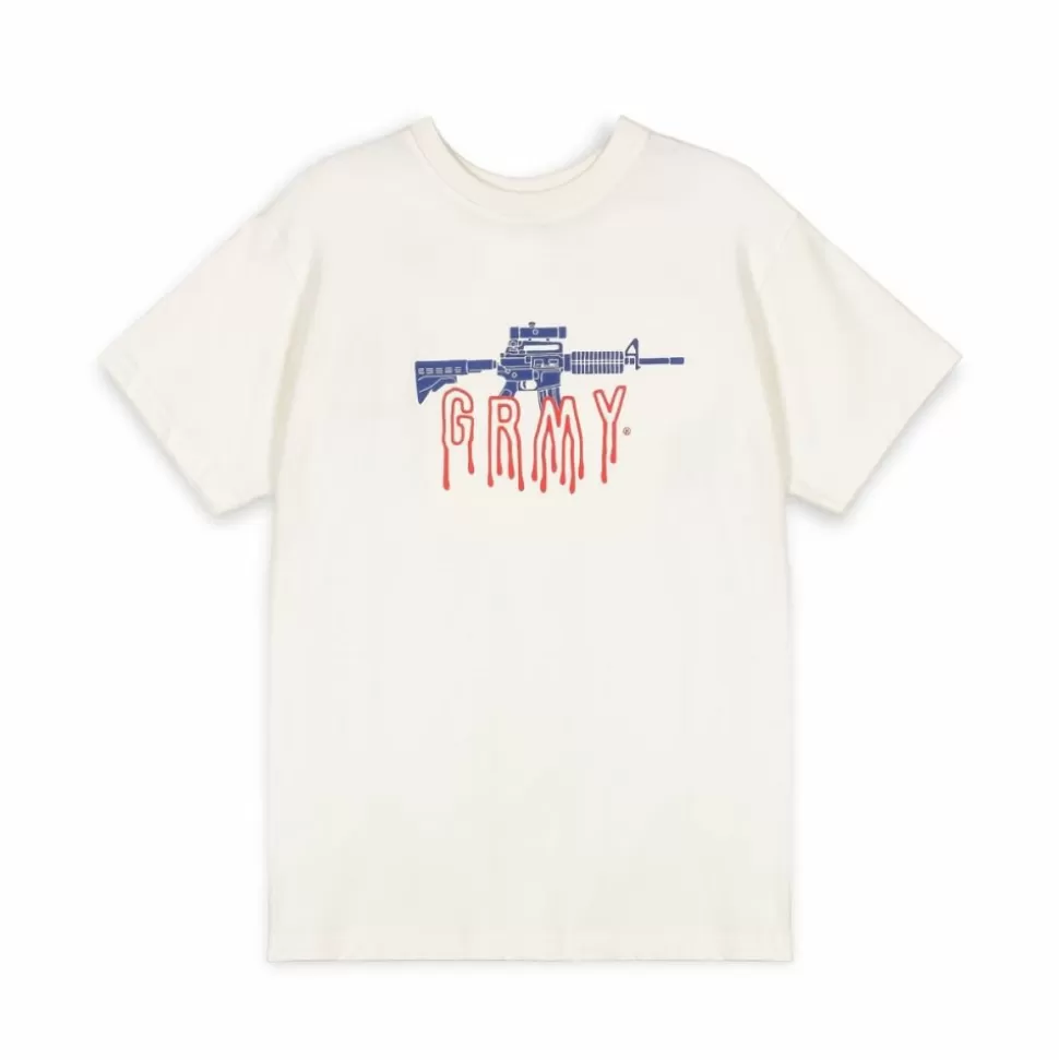 Organic*Grimey Camiseta Back At You Regular - White - Fw23