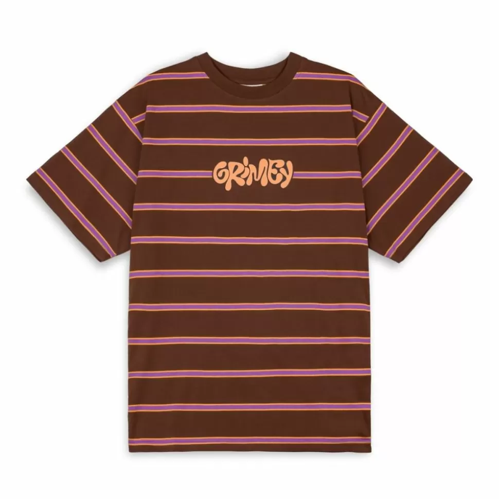 Ss24*Grimey Camiseta Bloodsucker Oversized - Brown - Ss24