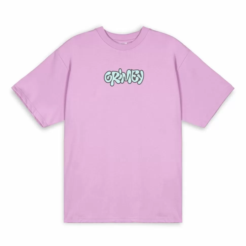 Organic*Grimey Camiseta Bloodsucker Oversized Heavyweight - Purple - Ss24