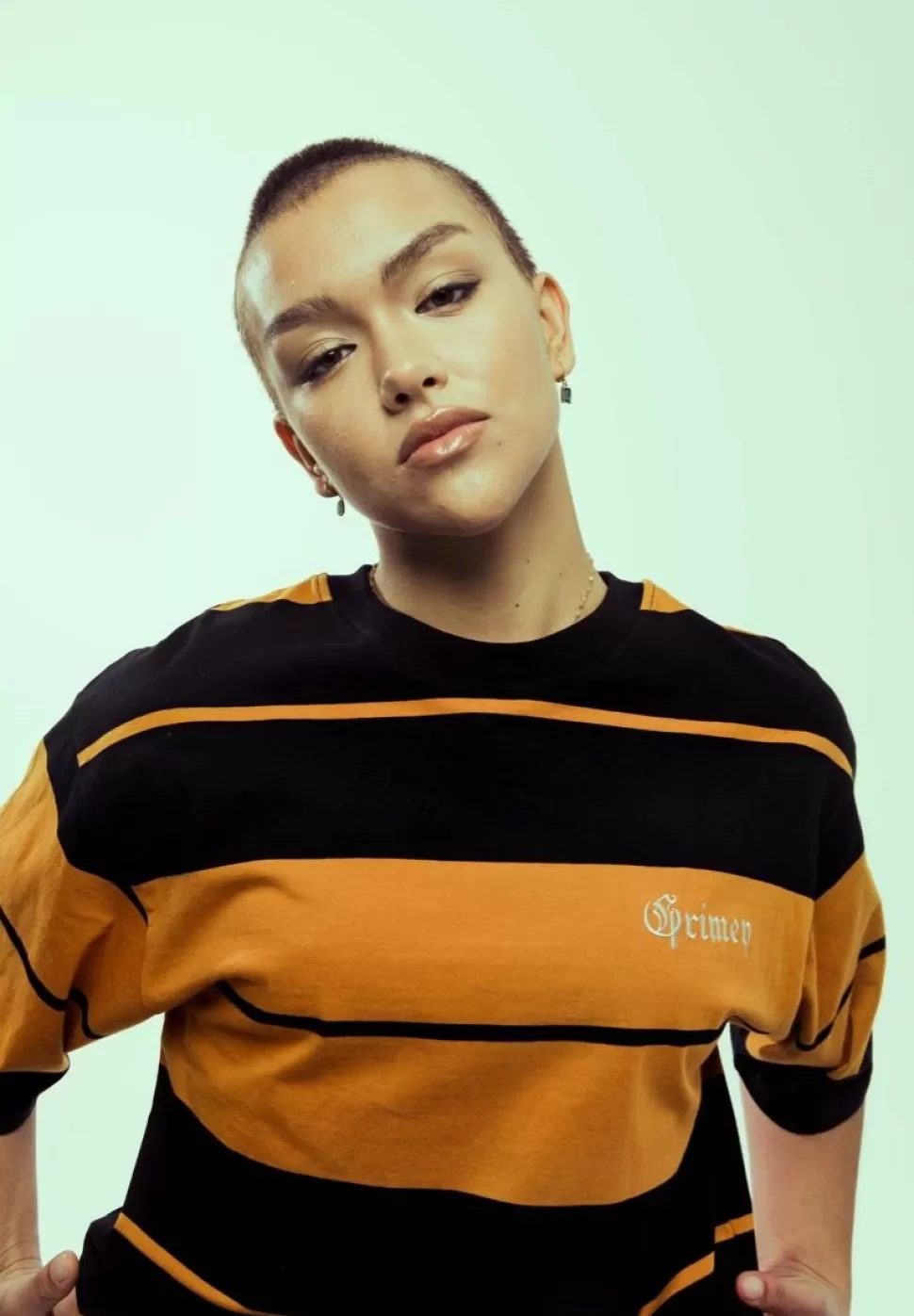 Ss24*Grimey Camiseta Causing Panic Oversized - Orange - Ss24