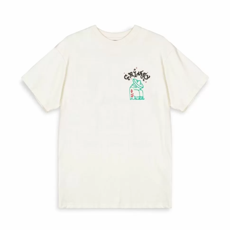 Organic*Grimey Camiseta Causing Panic The Charleston Blvd Regular - White - Ss24