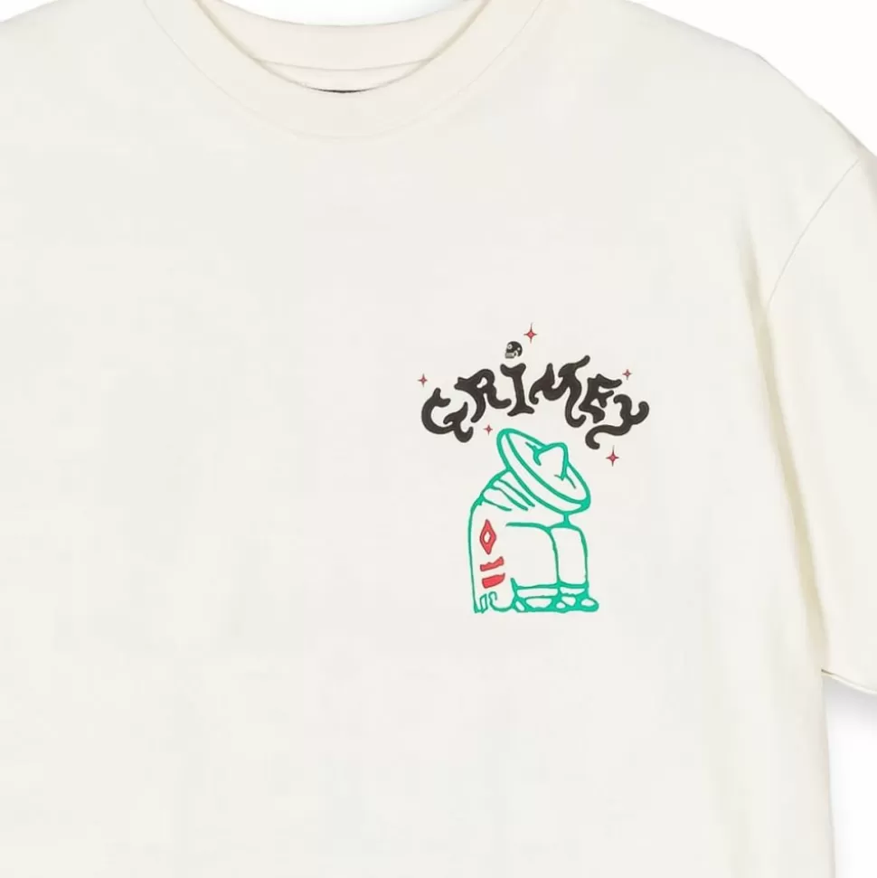 Organic*Grimey Camiseta Causing Panic The Charleston Blvd Regular - White - Ss24