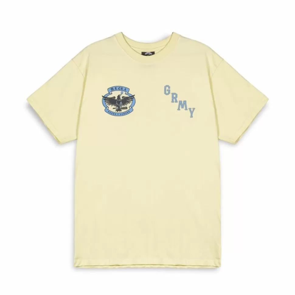 Organic*Grimey Camiseta Causing Panic The Mecha Regular - Cream - Ss24