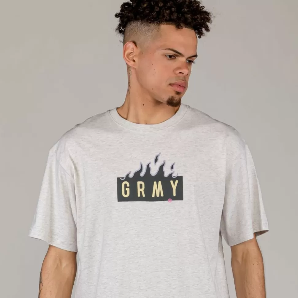 Tees*Grimey Camiseta Cloven Tongues Grmy Regular - Sport Grey - Summer 23