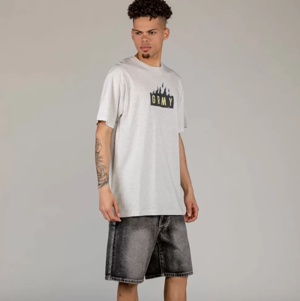 Tees*Grimey Camiseta Cloven Tongues Grmy Regular - Sport Grey - Summer 23