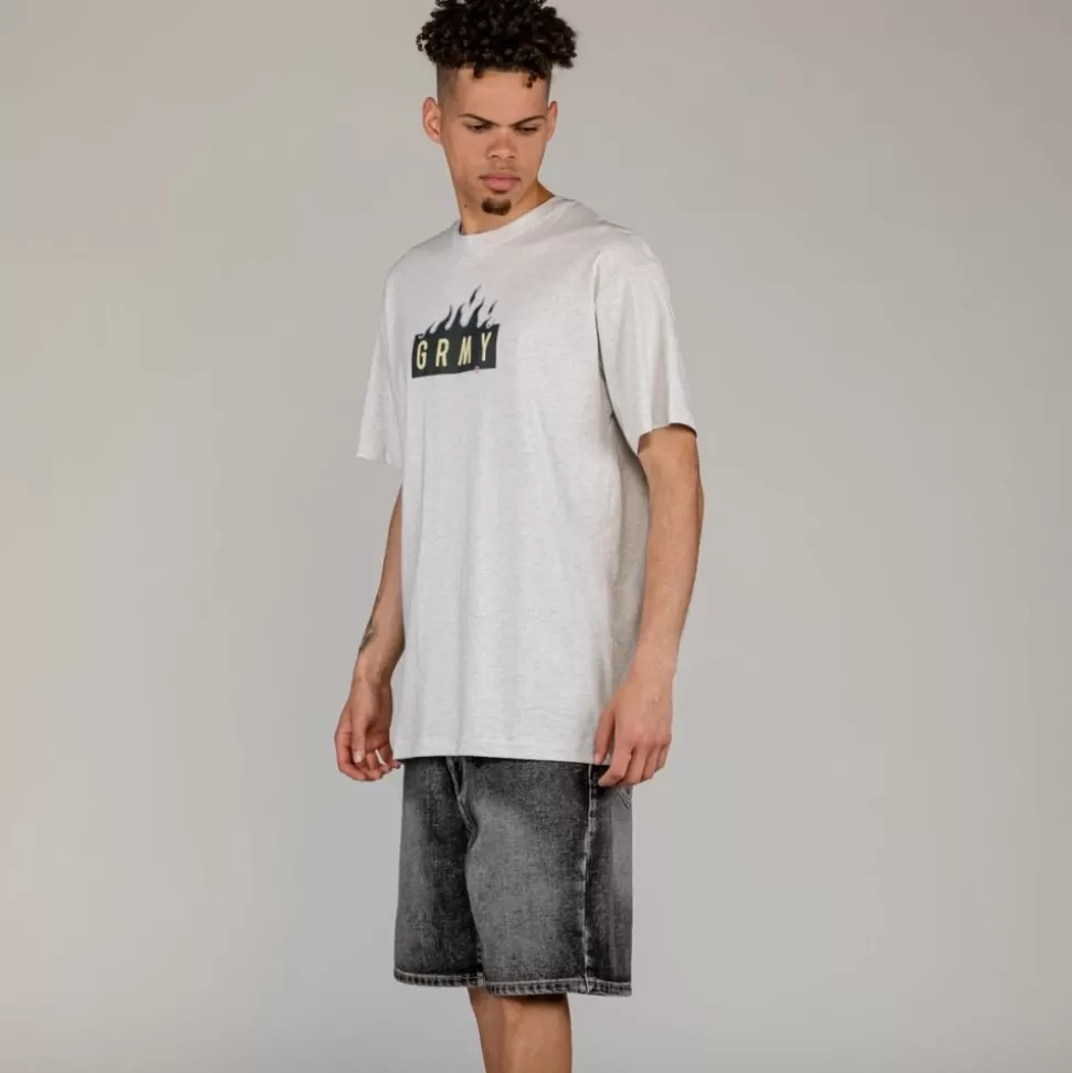 Tees*Grimey Camiseta Cloven Tongues Grmy Regular - Sport Grey - Summer 23