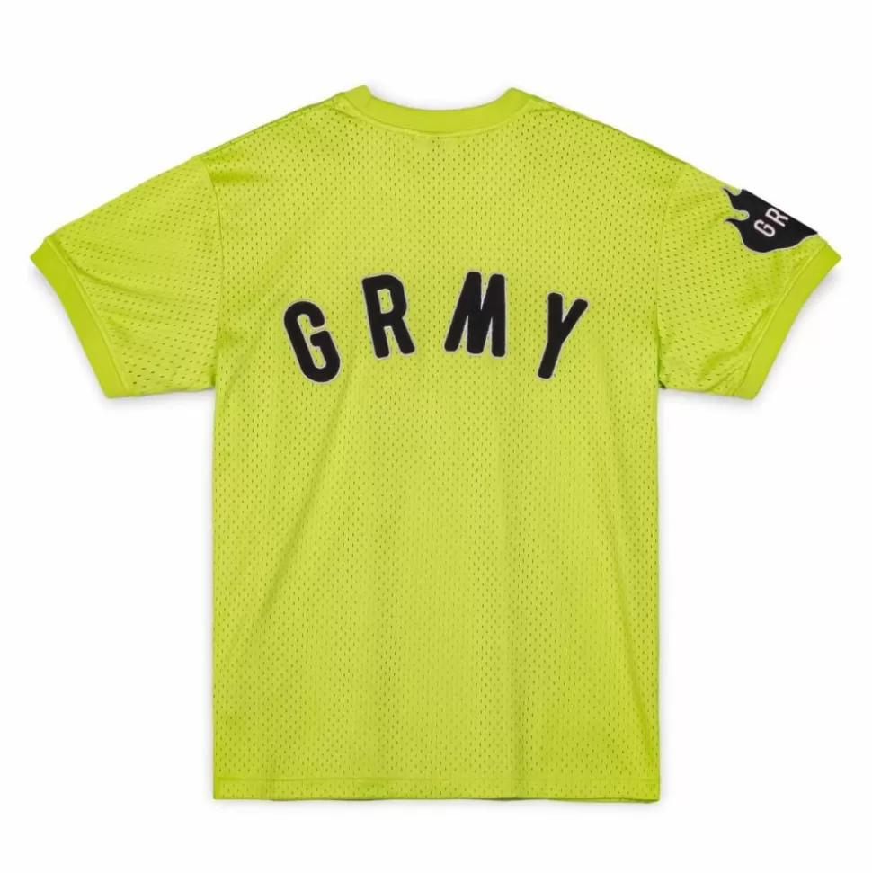 Tees*Grimey Camiseta Cloven Tongues Mesh - Fluor Lime - Summer 23