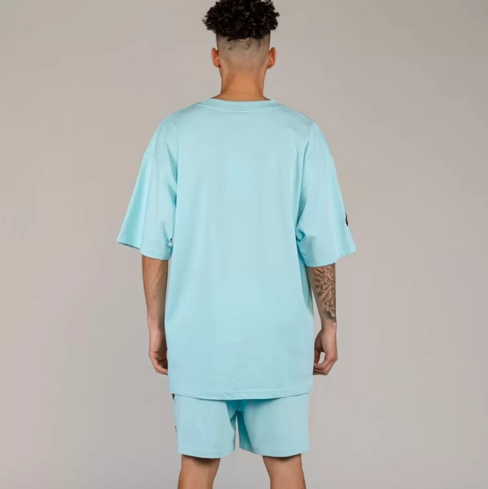 Organic*Grimey Camiseta Cloven Tongues Oversized - Blue - Summer 23