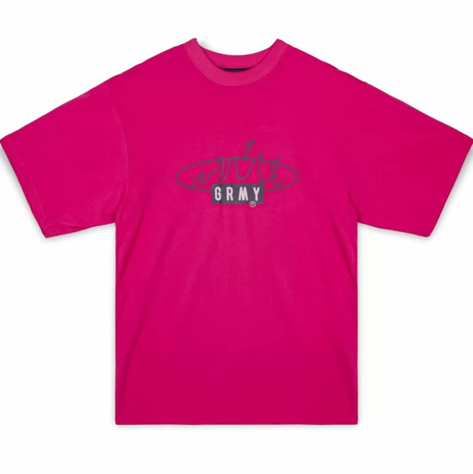 Organic*Grimey Camiseta Cloven Tongues Oversized - Red - Summer 23