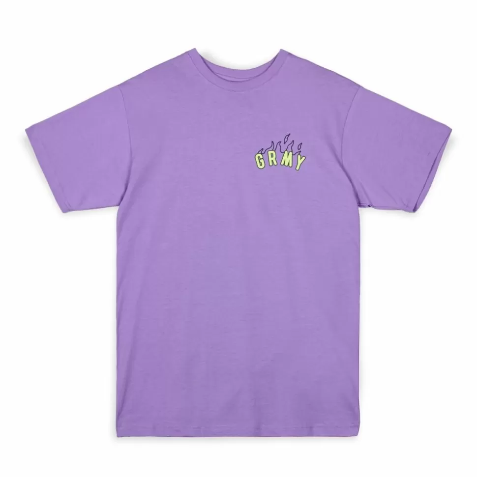 Organic*Grimey Camiseta Cloven Tongues Saqueo Regular - Violet - Summer 23