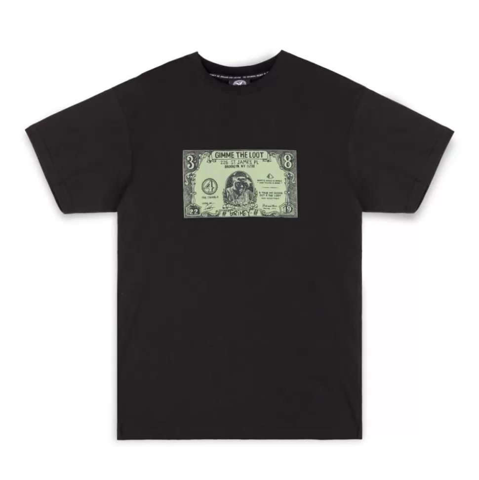 Tees*Grimey Camiseta Dime Sack Regular - Black - Spring 23