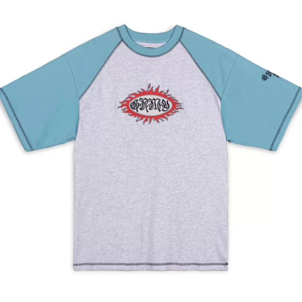 Tees*Grimey Camiseta Fire Route Bicolor Oversized - Blue - Spring 23