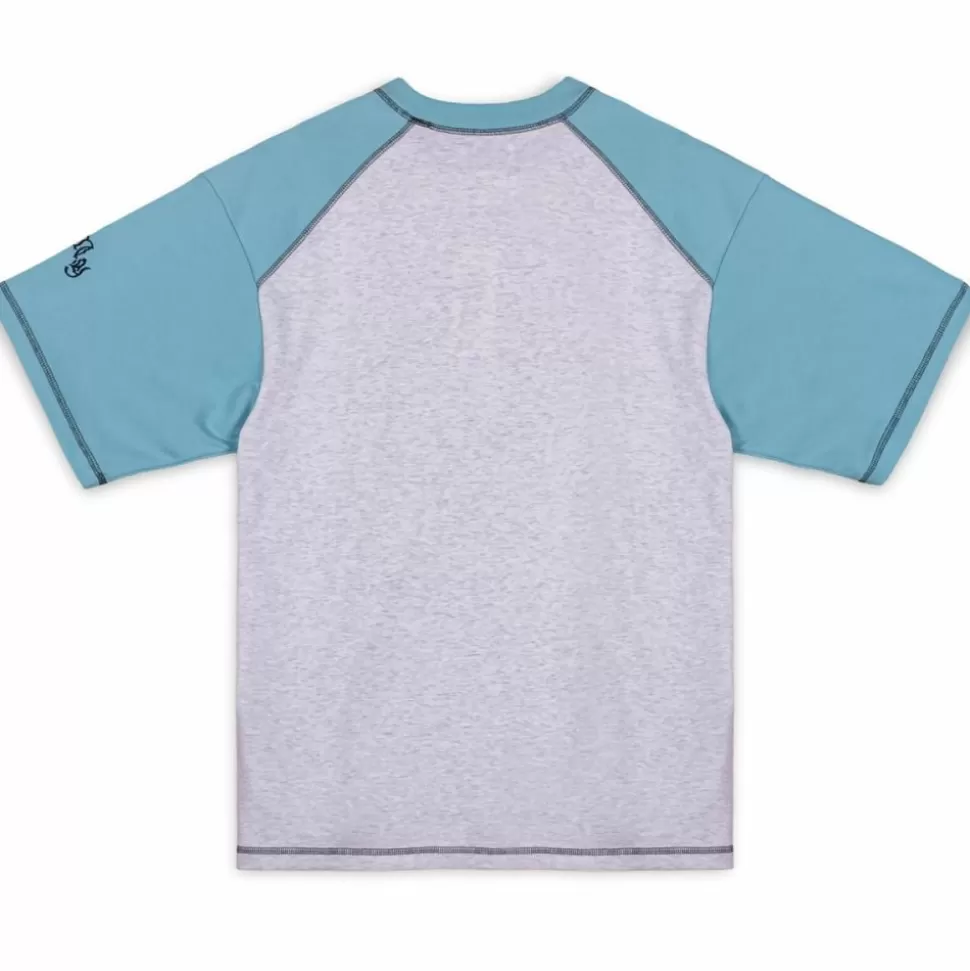 Tees*Grimey Camiseta Fire Route Bicolor Oversized - Blue - Spring 23