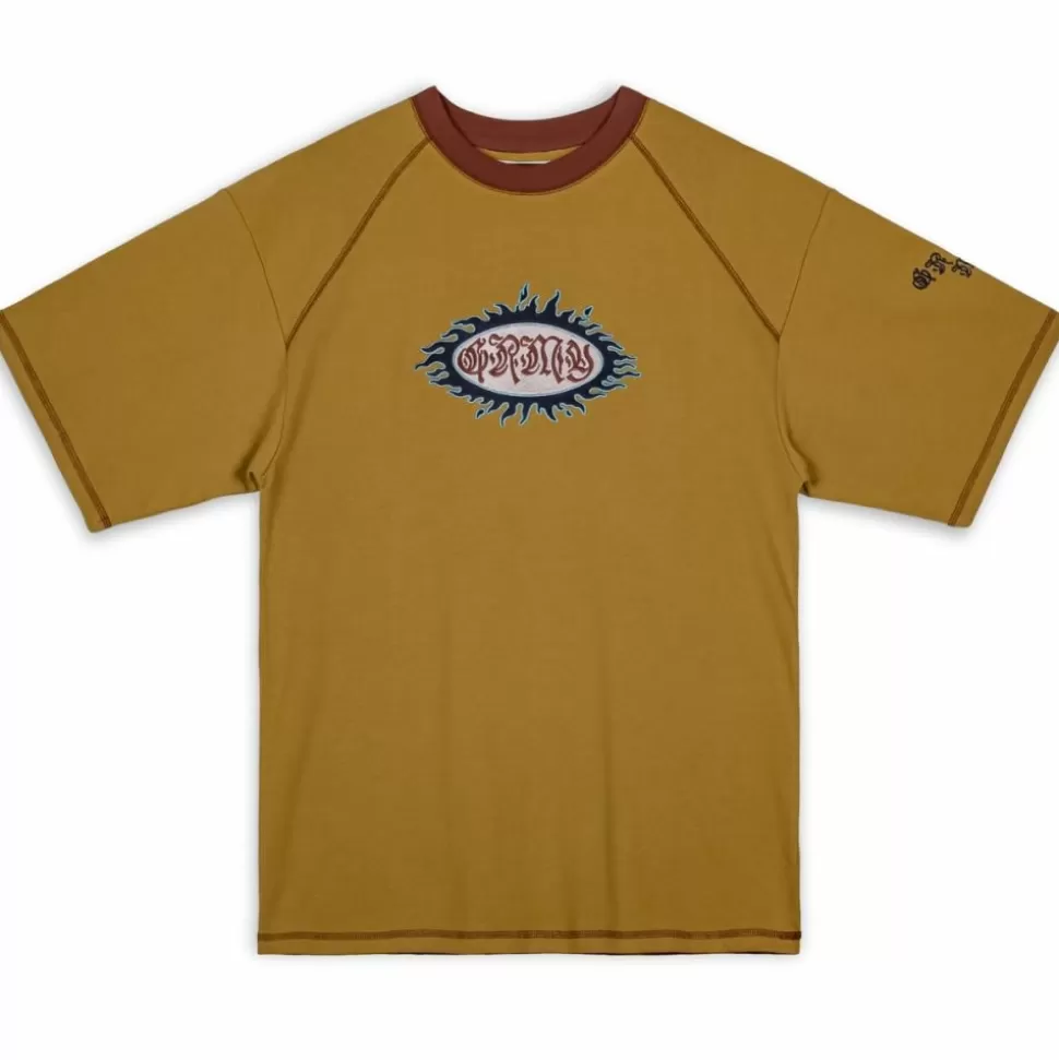 Tees*Grimey Camiseta Fire Route Oversized - Brown - Spring 23
