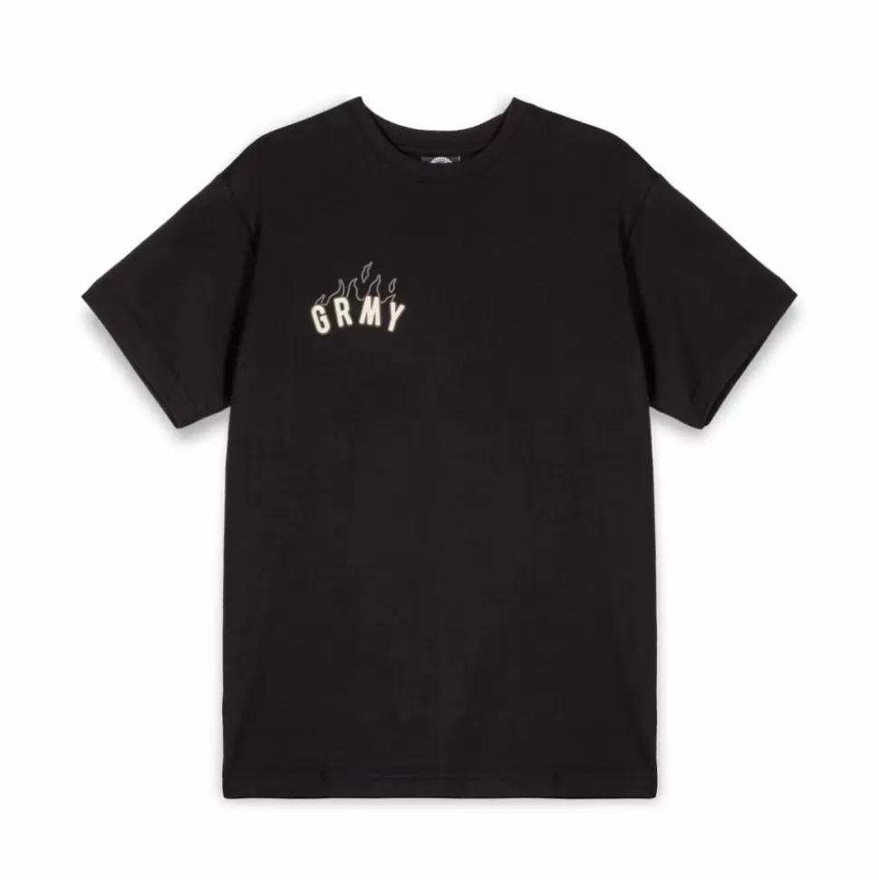 Organic*Grimey Camiseta Les Colonies Regular - Black - Fw23