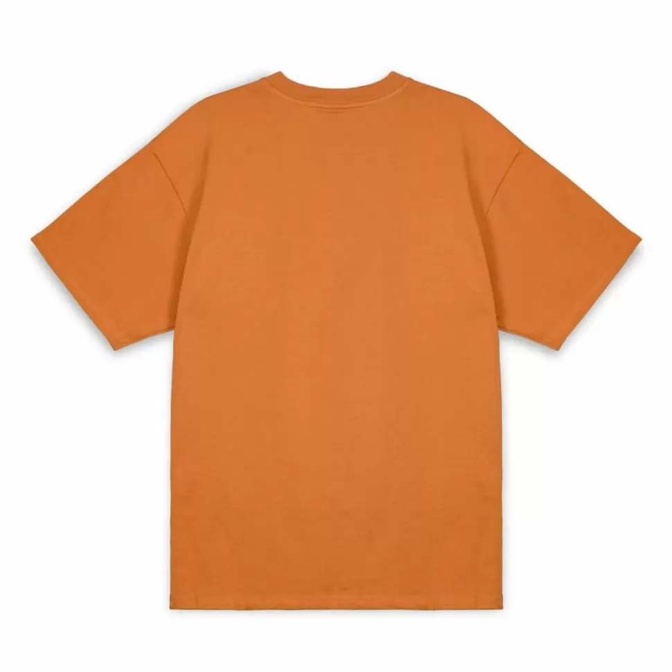 Organic*Grimey Camiseta Madrid Oversized Heavyweight - Orange - Fw23