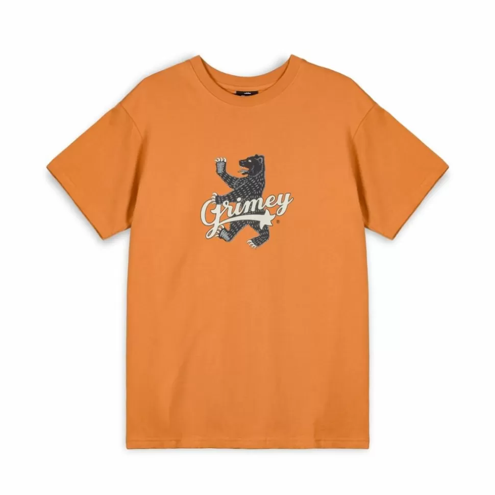 Organic*Grimey Camiseta Madrid The Connoisseur Regular - Orange - Fw23