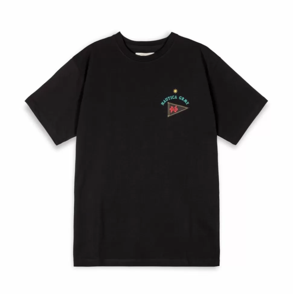 Ss24*Grimey Camiseta Mighty Harmonist Nautica X Grmy - Black - Ss24