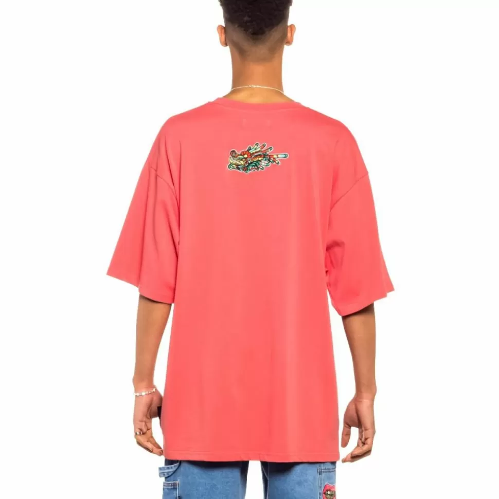 Tees*Grimey Camiseta "Nine Winds " Heavy Weight - Coral - Spring 22