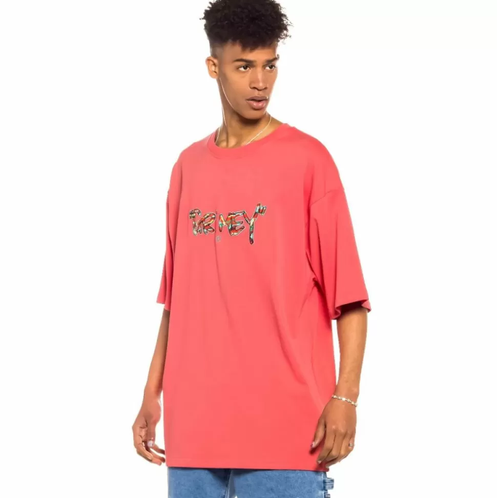 Tees*Grimey Camiseta "Nine Winds " Heavy Weight - Coral - Spring 22