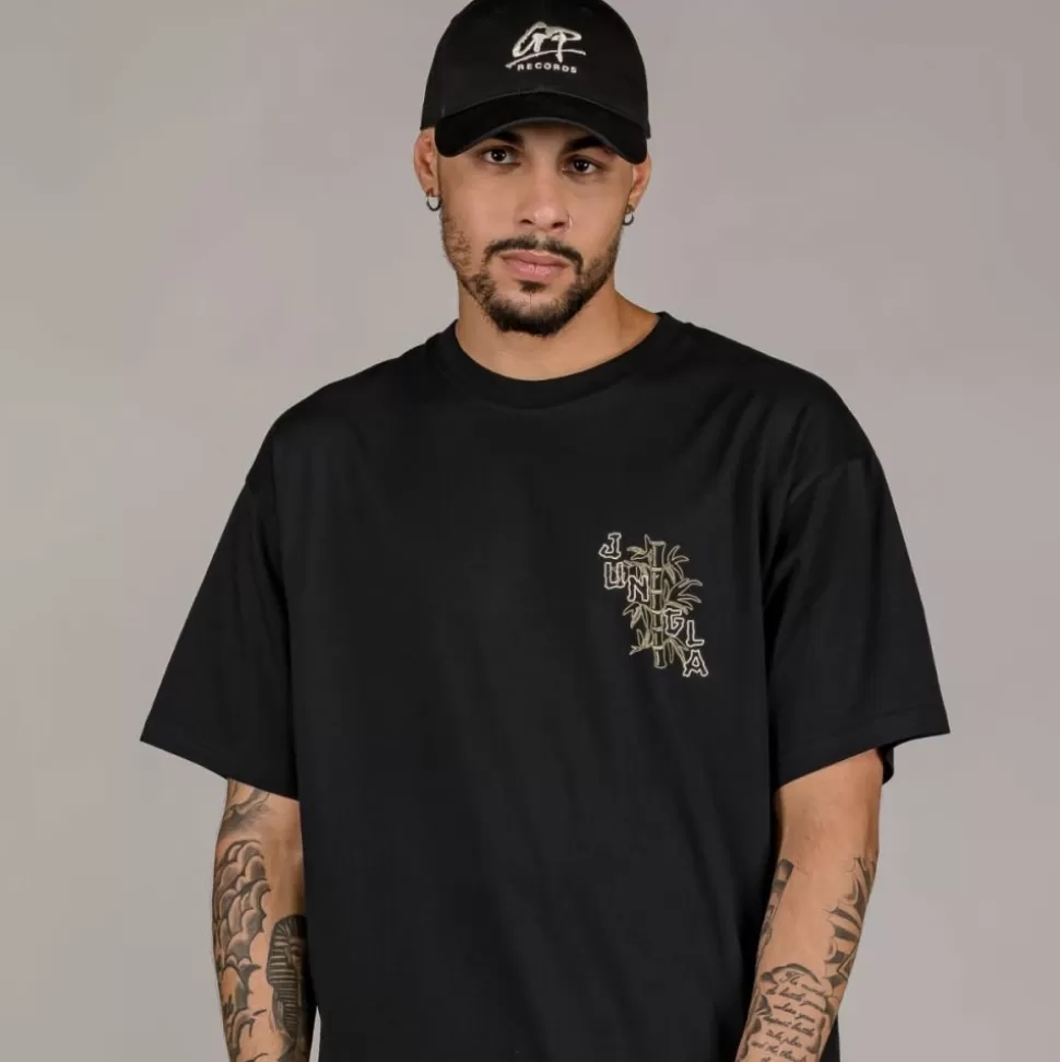 Tees*Grimey Camiseta "Pasion Gamberra (Gp X Grmy) Jungla" - Black - Fall 22