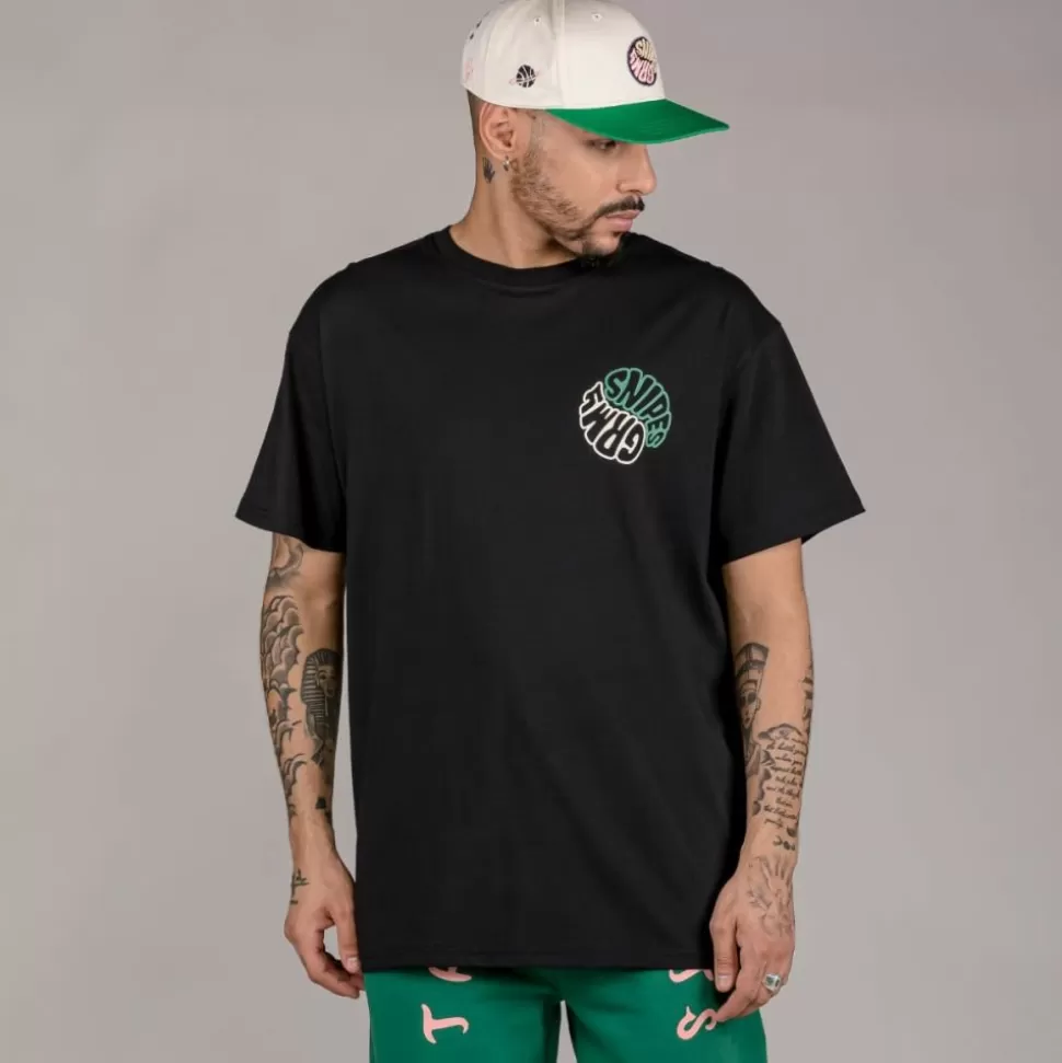 Tees*Grimey Camiseta "Snipes X True Roots" - Black - Fall 22