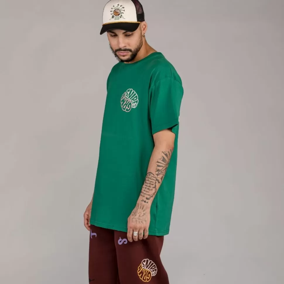 Tees*Grimey Camiseta "Snipes X True Roots" - Green - Fall 22