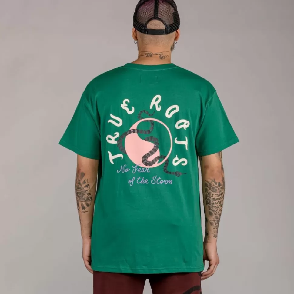 Tees*Grimey Camiseta "Snipes X True Roots" - Green - Fall 22