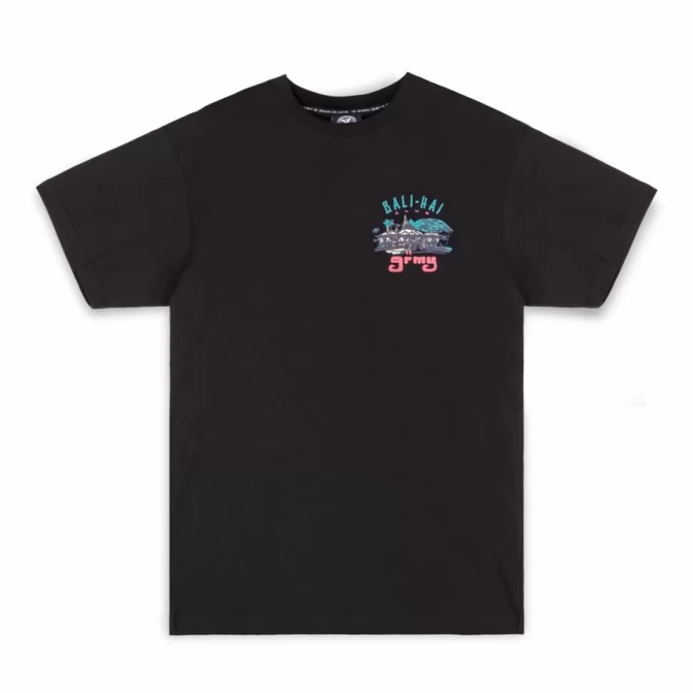 Tees*Grimey Camiseta The Bali-Hai Regular - Black - Spring 23