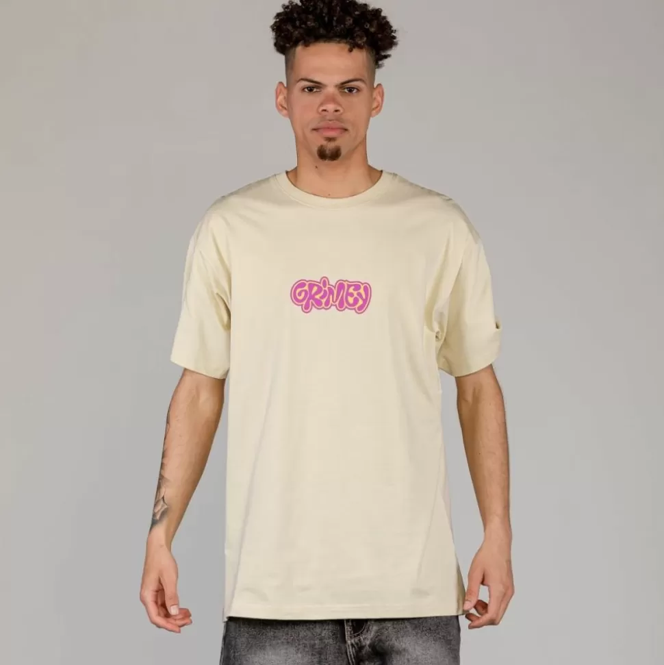 Organic*Grimey Camiseta The Brute Force Regular - Cream - Summer 23