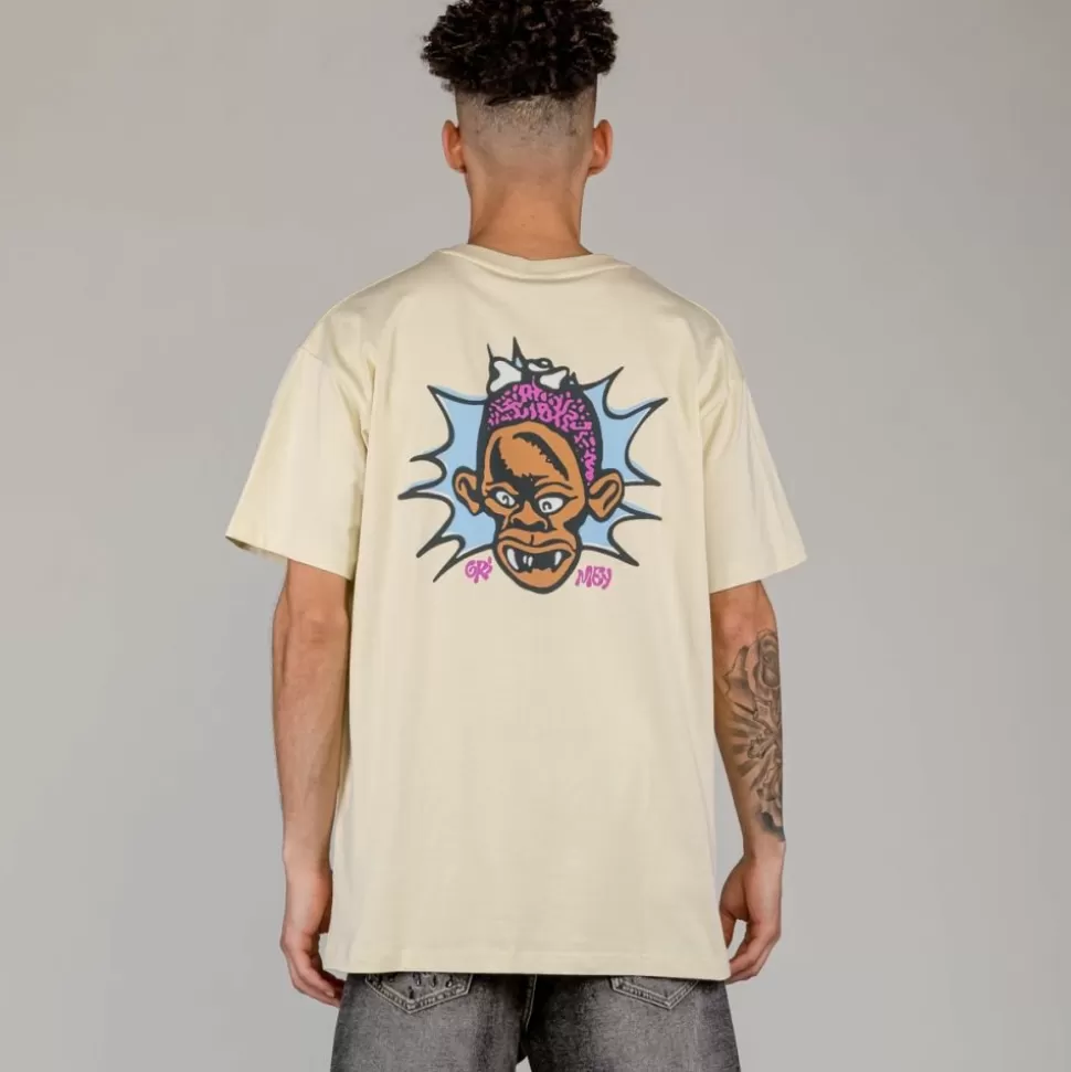 Organic*Grimey Camiseta The Brute Force Regular - Cream - Summer 23