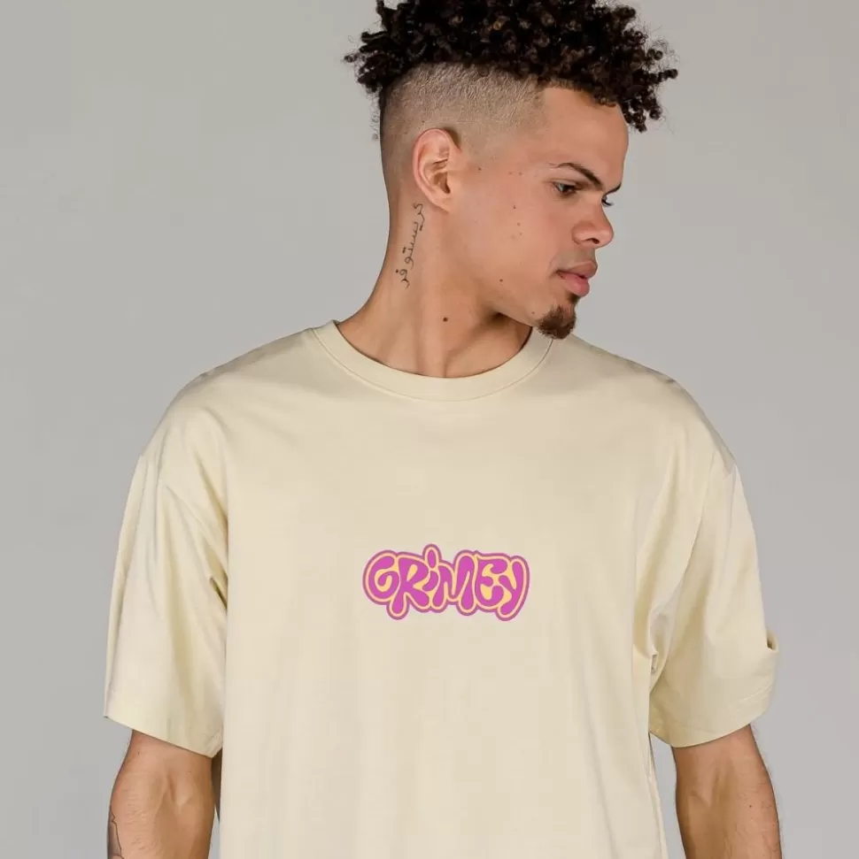 Organic*Grimey Camiseta The Brute Force Regular - Cream - Summer 23