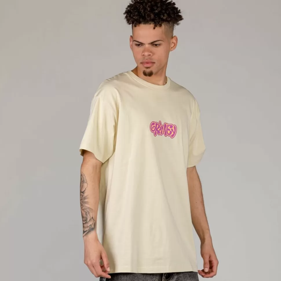Organic*Grimey Camiseta The Brute Force Regular - Cream - Summer 23