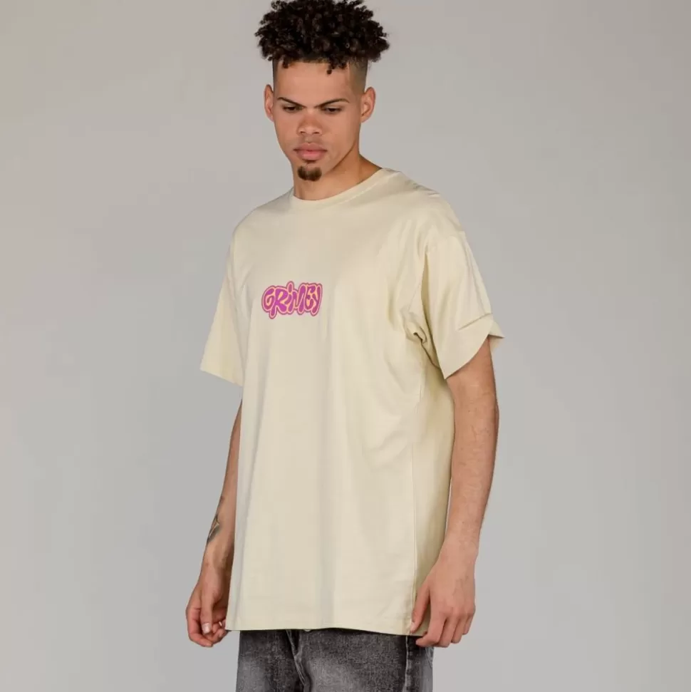 Organic*Grimey Camiseta The Brute Force Regular - Cream - Summer 23