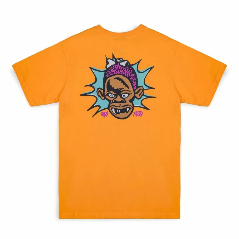 Organic*Grimey Camiseta The Brute Force Regular - Orange - Summer 23