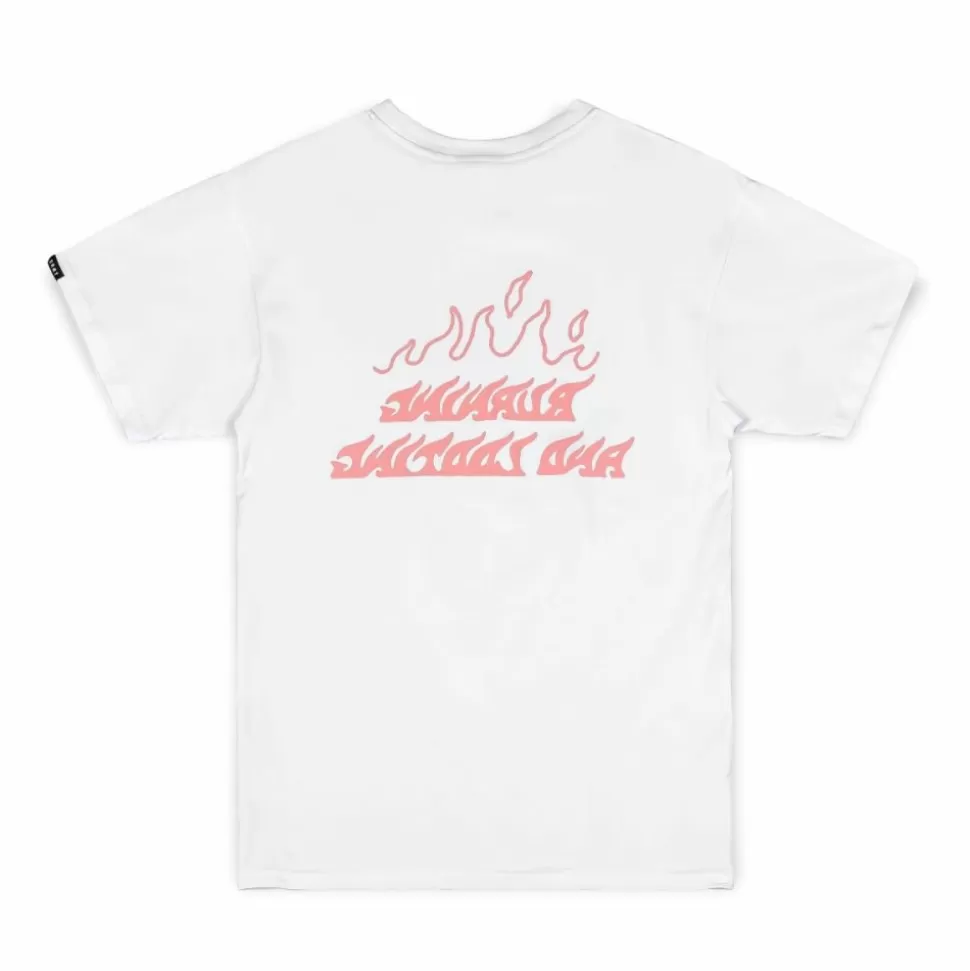 Tees*Grimey Camiseta The Burn Away Tee - White - Winter 22