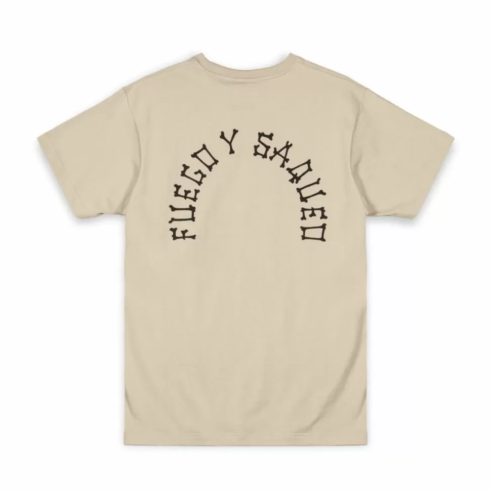 Organic*Grimey Camiseta The Infame - Cream - Fw23