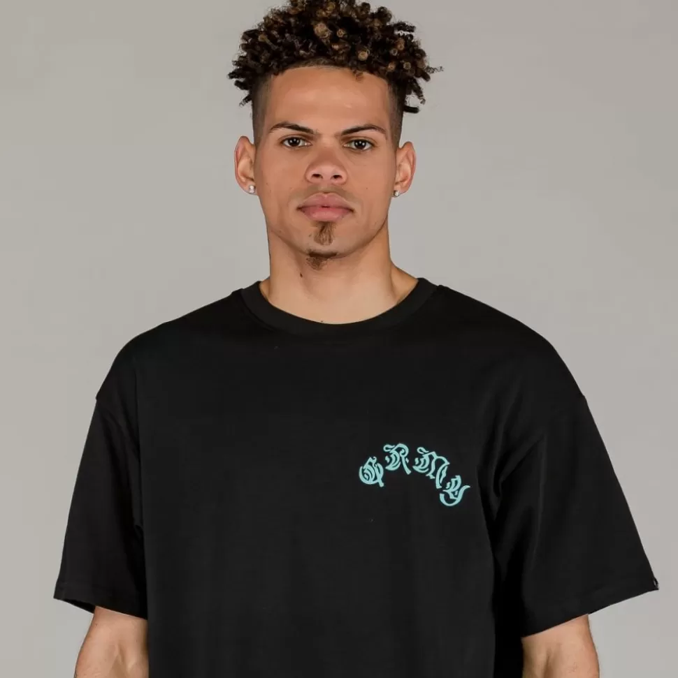 Tees*Grimey Camiseta The Light Me Up (Fire Route) - Black - Spring 23