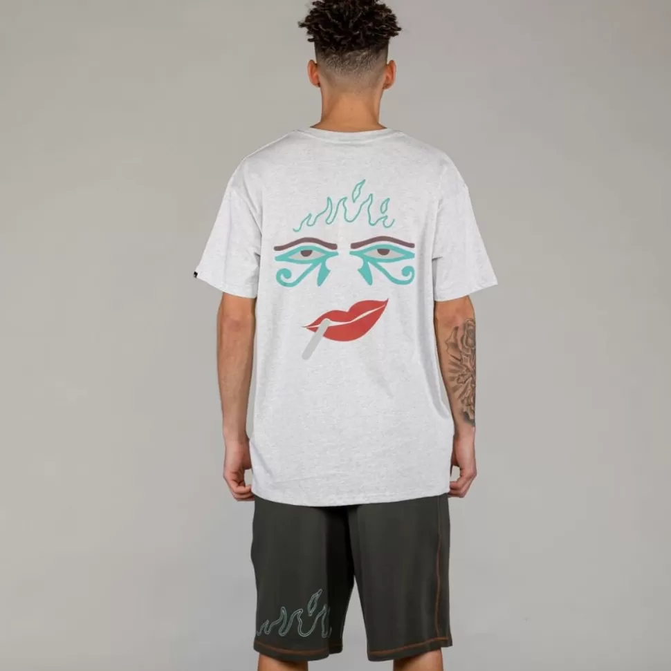 Tees*Grimey Camiseta The Light Me Up (Fire Route) - Sport Grey - Spring 23