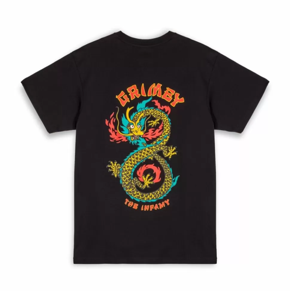 Organic*Grimey Camiseta The Lucky Dragon - Black - Ss24