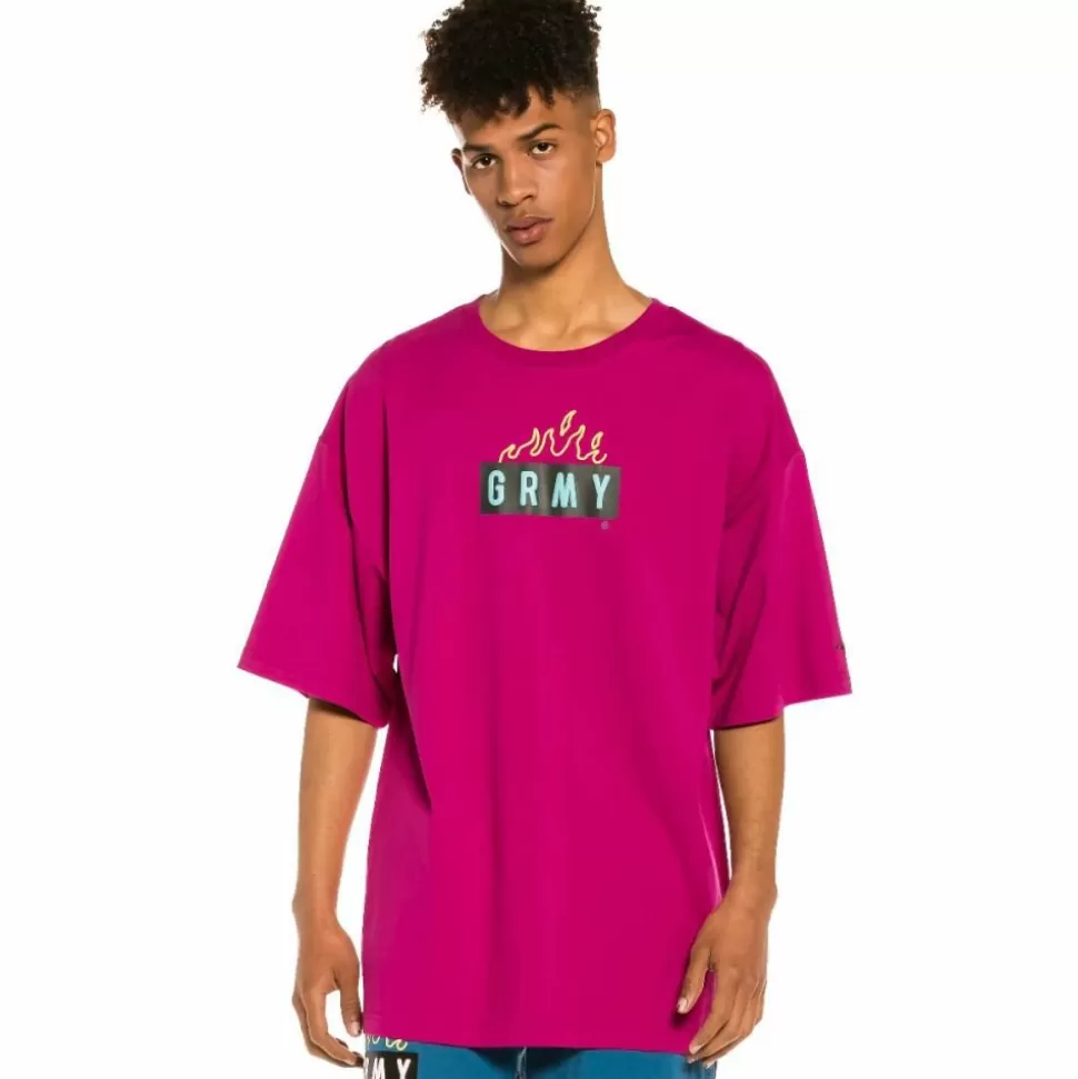 Tees*Grimey Camiseta "Trespass" - Fucshia 2 - Summer 22