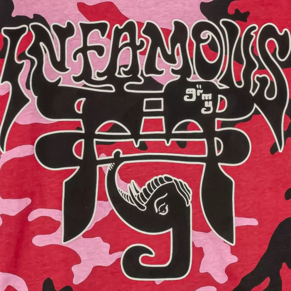 Tees*Grimey Camiseta Manga Larga All Over Print Tusker Temple - Red - Fw23