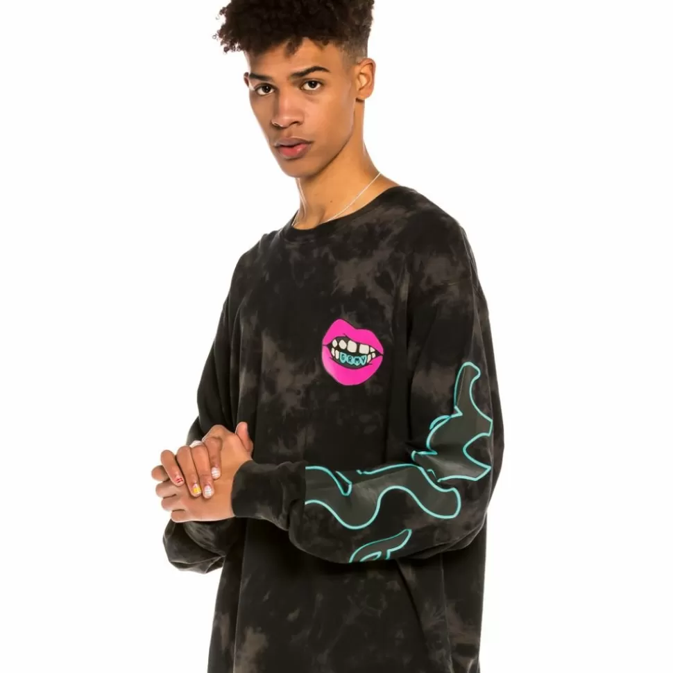 Tees*Grimey Camiseta Manga Larga "Day Dreamer" Bleached - Black - Spring 22